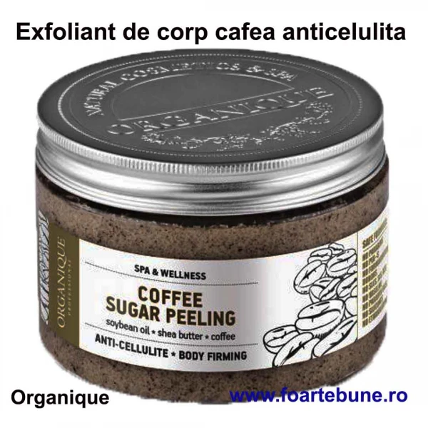 Exfoliant corporal cu cafea