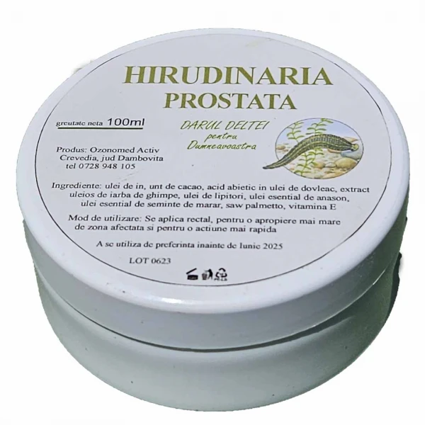 Crema prostata Hirudinaria