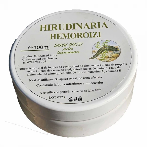 Crema hemoroizi Hirudinaria