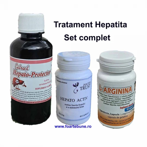 Tratament hepatita set complet