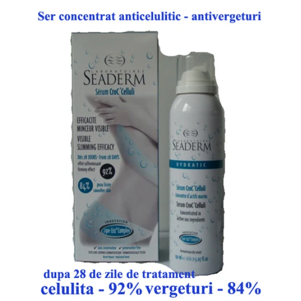 Ser anticelulitic antivergeturi Lipo Liss Complex Seaderm 